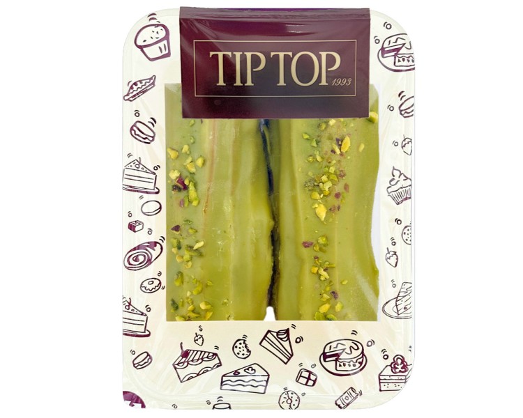 TIP TOP PASTEL ECLER PISTACHO 2*130G/12