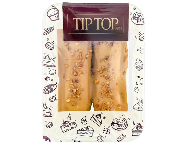 TIPTOP PRAJITURA ECLER CARAMEL SARAT 2*130G/12