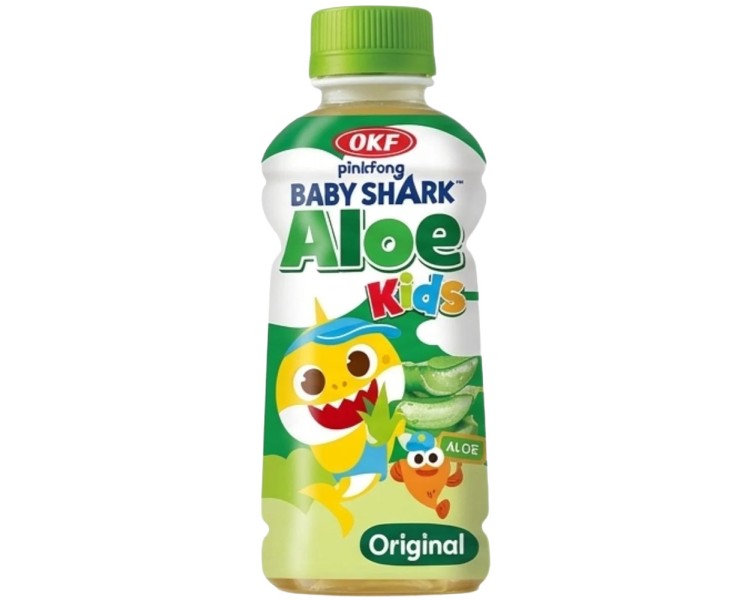 OKF BABYSHARK KIDS ALOE VERA ORIGINAL 240ML/24
