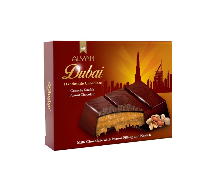 ALYAN CIOCOLATA CROCANTA ARAHIDE DUBAI 100G/12
