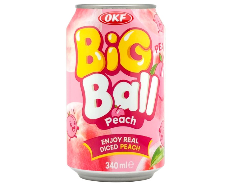 OKF BIG BALL MELOCOTÓN 340ML/20