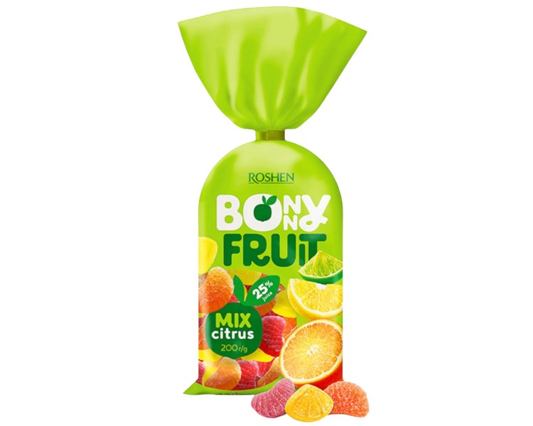 ROSHEN BONNY BOMBOANE JELEU CITRUS 200G/18