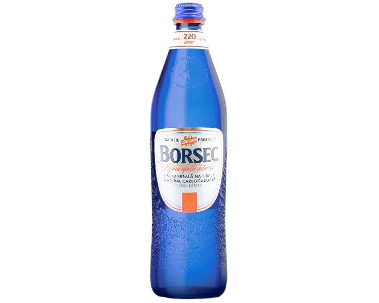 BORSEC AGUA MINERAL CON GAS 0,75/6