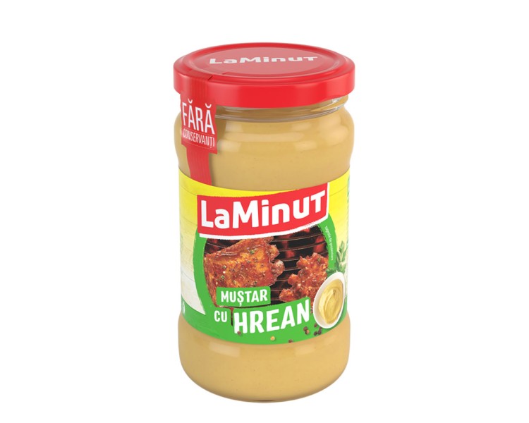 LA MINUT MOSTAZA CON RÁBANO 300G/6