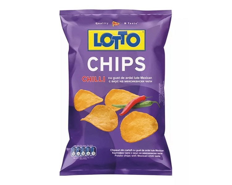 LOTTO CHIPS CHILLI 100G/19