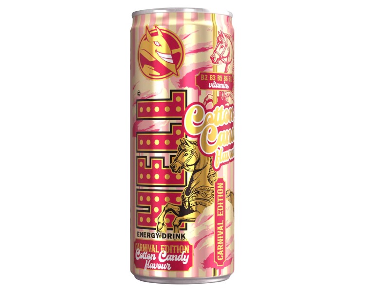 HELL ENERGIZANTE COTTON CANDY 0.25L/24