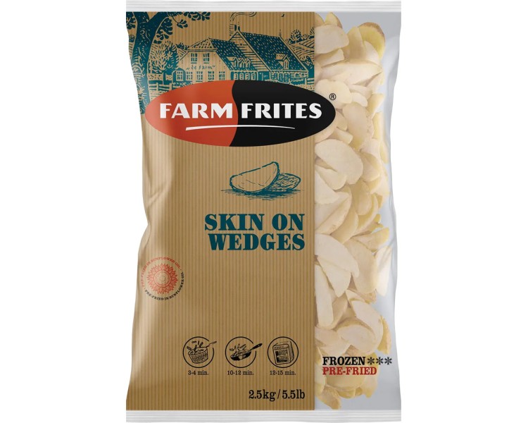 EDENIA PATATAS PIEL WEDGES 2.5KG/4