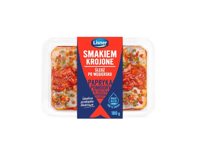 LISNER FILETES ARENQUE MARINADO ESTILO HÚNGARO 180G/6