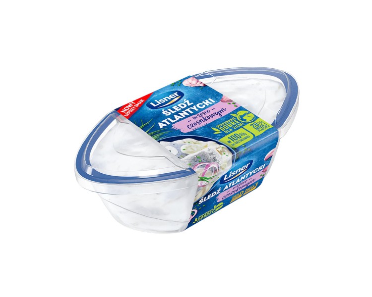LISNER ENSALADA ARENQUE SALSA AJO 280G/6