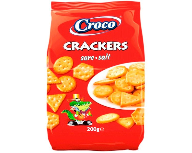 CROCO CRACKERS SARE 200G/12
