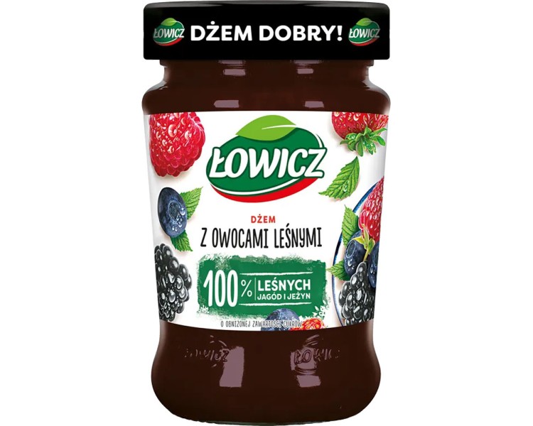 LOWICZ CONFITURA FRUTAS DEL BOSQUE 280G/8