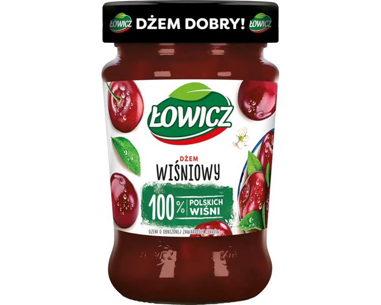 LOWICZ CONFITURA CEREZA NEGRA 280G/8