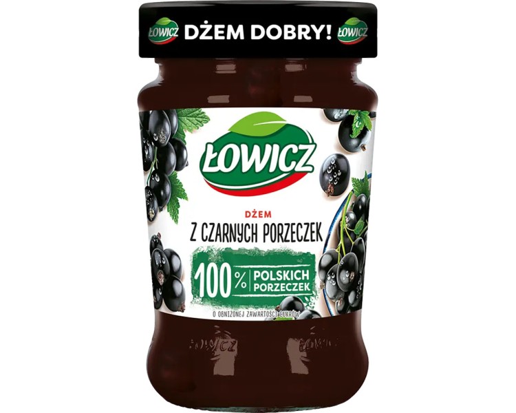 LOWICZ CONFITURA GROSELLA NEGRA 280G/8