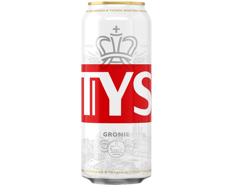 CERVEZA TYSKIE LATA 0.5L/24