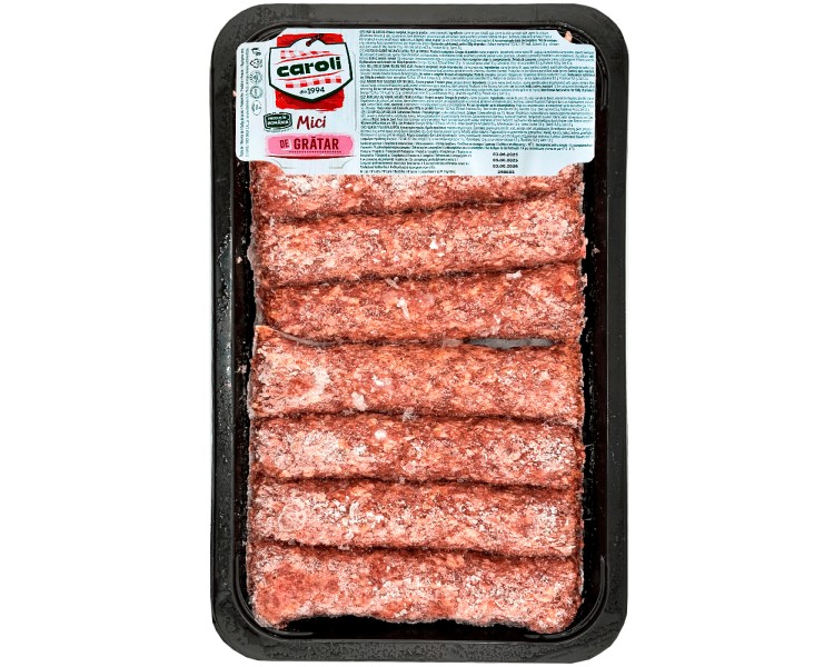 CAROLI CARNE PICADA MICI BARBACOA PESO VARIABLE 1.35KG/4
