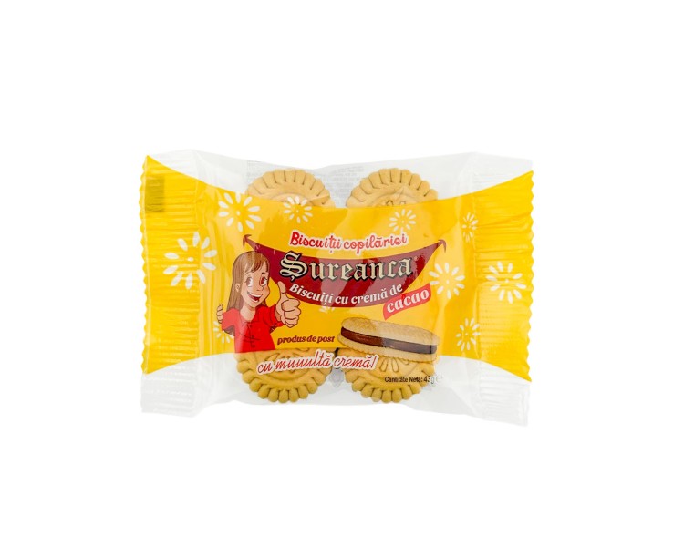 PAN FOOD SUREANCA BISCUITI CACAO 43G/48