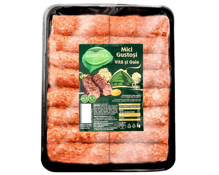 AGRICOLA CARNE PICADA VACA-OVEJA 800G/12