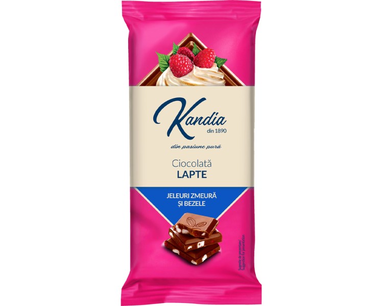 KANDIA TABLETA BEZELE-ZMEURA 80G/24