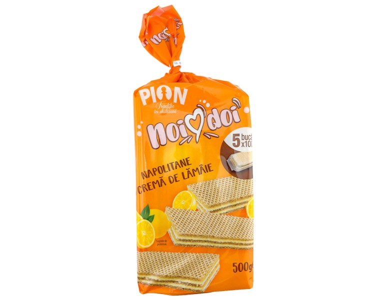 PION BARQUILLOS LIMÓN 500G/10