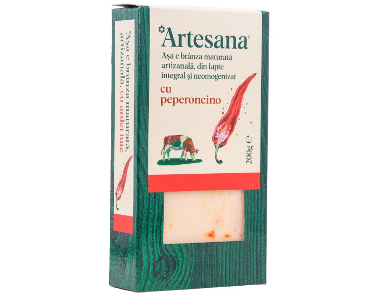 ARTESANA BRANZA MATURATA VACA PEPERONCINO 200G/10