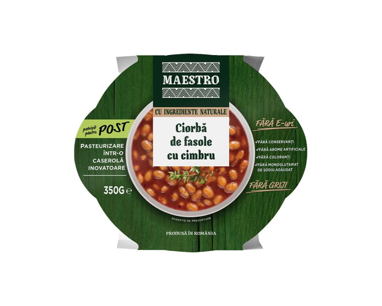 CAROLI MAESTRO CIORBA FASOLE CIMBRU 300G/4