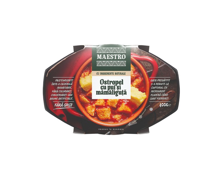 CAROLI MAESTRO OSTROPEL PUI CU MAMALIGUTA 350G/6