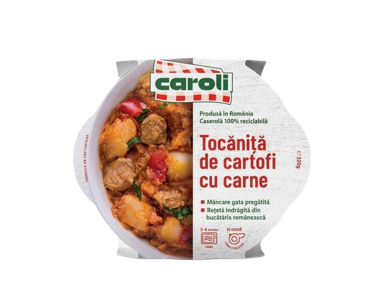CAROLI TOCANITA CARTOFI CARNE 320G/6