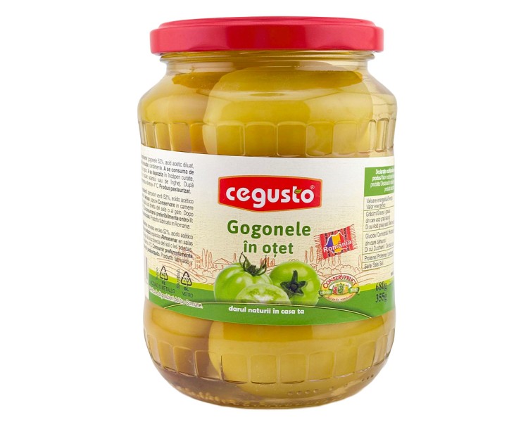 Tomates Verdes en Vinagre 680G