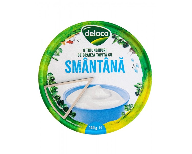 DELACO QUESO FUNDIDO PORCIONES NATA 140G/24