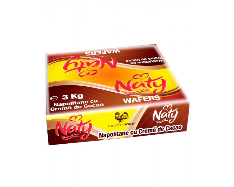 NATY BARQUILLOS CREMA CACAO BULK 3KG