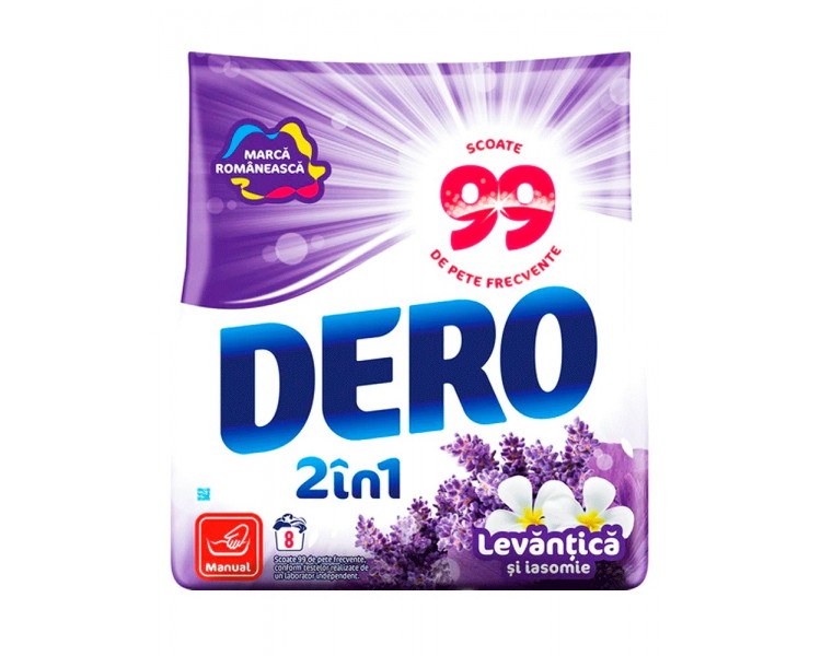 DERO MANUAL 2IN1 LAVANDA-IASOMIE 400G/22
