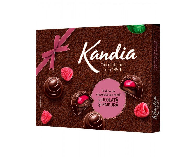 KANDIA PRALINES CHOCOLATE-FRAMBUESA 104G/14