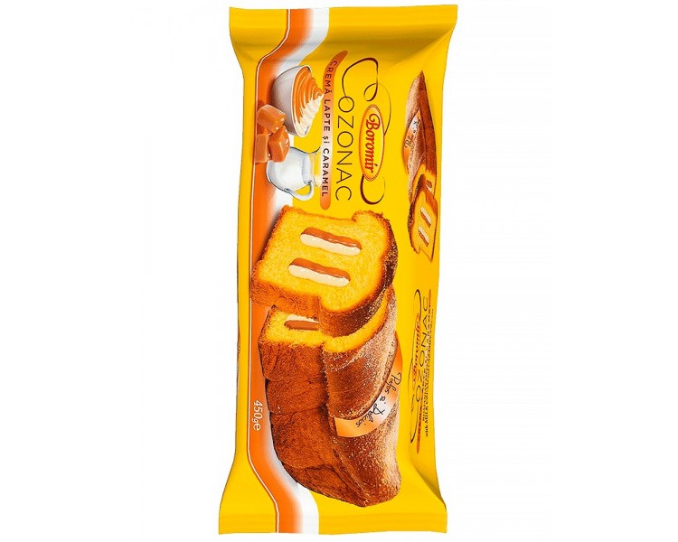 BOROMIR BIZCOCHO LECHE-CARAMELO 450G/9